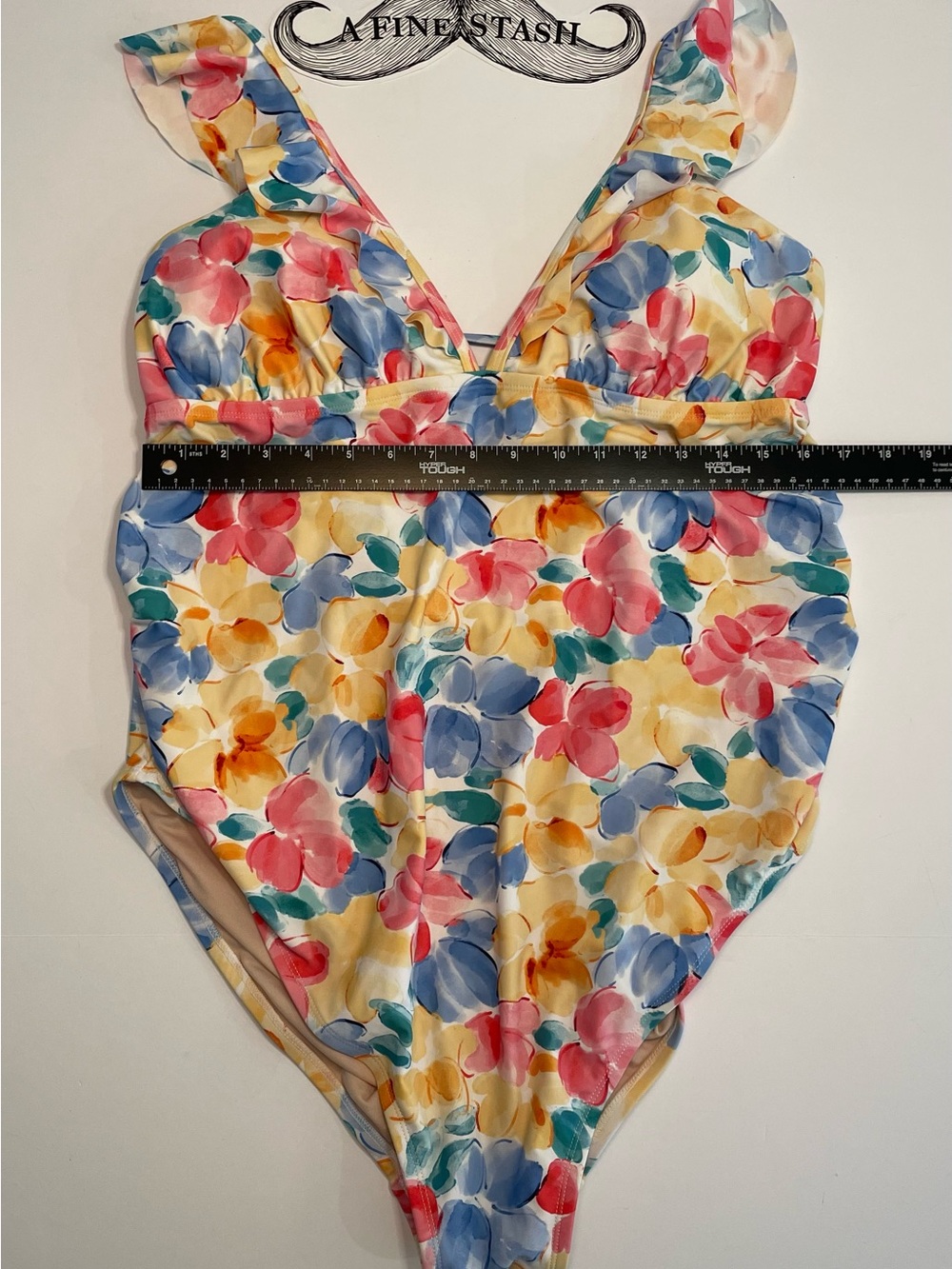 Ingrid & Isabel Floral One-Piece Swimsuit in Yellow, Pink, Blue and Green